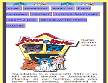 Tablet Screenshot of kampkritter.com